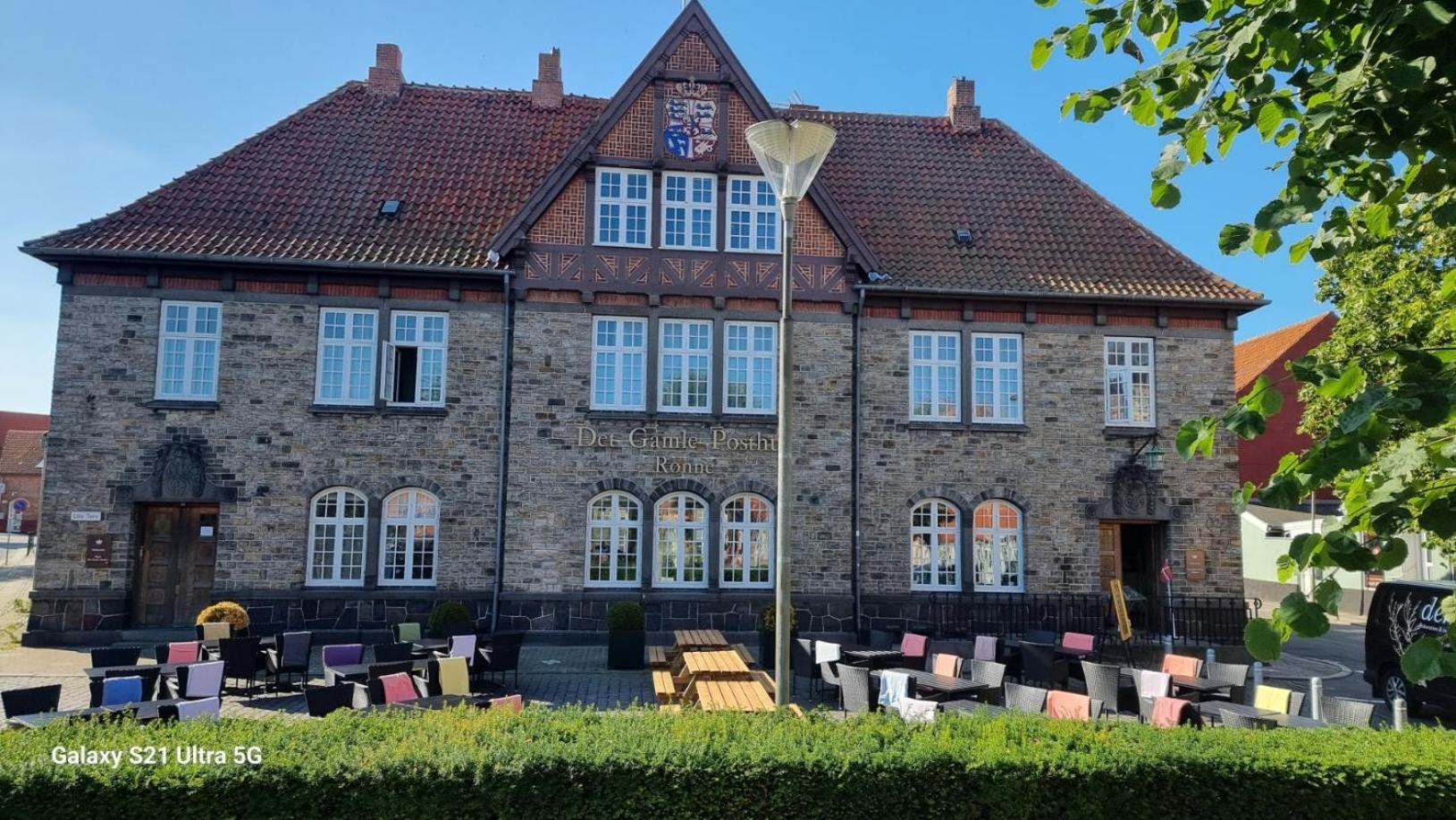 Hotel Det Gamle Posthus Rønne Exterior foto